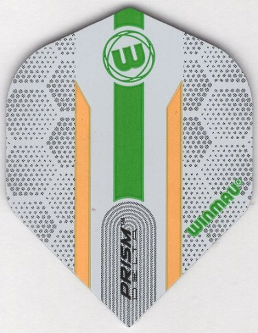WINMAU PRISM Delta White, Green and Gold Dart Flights