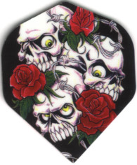 Skulls and Roses Dart Flights Skulls and Roses Dart Flights