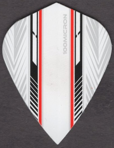 MACH 5 - White, Black and Red Kite Dart Flights
