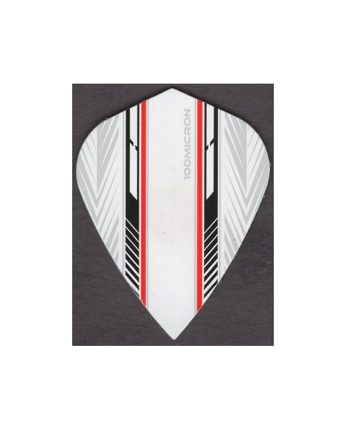 MACH 5 - White, Black and Red Kite Dart Flights