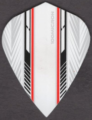MACH 5 - White, Black and Red Kite Dart Flights