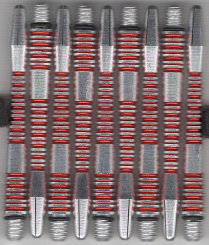 2in. Red Triad RX Aluminum Dart Shafts