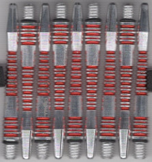 1.75in. Red Triad RX Aluminum Dart Shafts