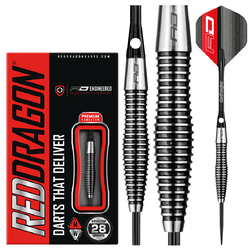 RED DRAGON LETHAL MAGIC 28 GRAM STEEL TIP DARTS