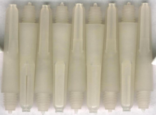 1.25in. "White" Extra Short Nylon Dart Shafts 1.25in. "White" Extra Short Nylon Dart Shafts