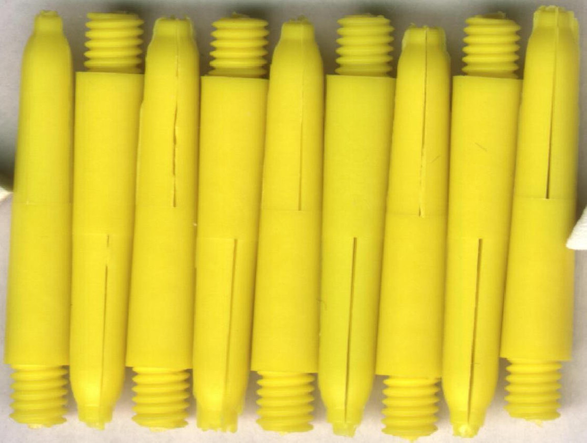 1.25in. Yellow Extra Short Nylon Dart Shafts 1.25in. Yellow Extra Short Nylon Dart Shafts