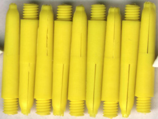 1.25in. Yellow Extra Short Nylon Dart Shafts 1.25in. Yellow Extra Short Nylon Dart Shafts