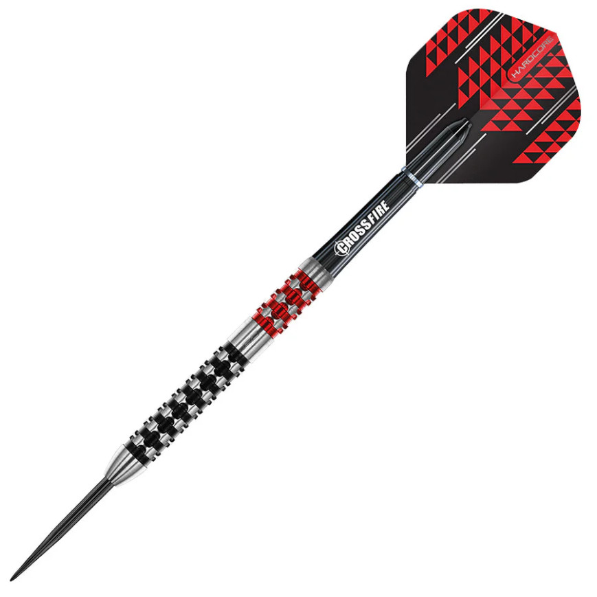 RED DRAGON CROSSFIRE 26 GRAM STEEL TIP DARTS
