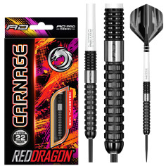 RED DRAGON CARNAGE 2 22 GRAM STEEL TIP DARTS