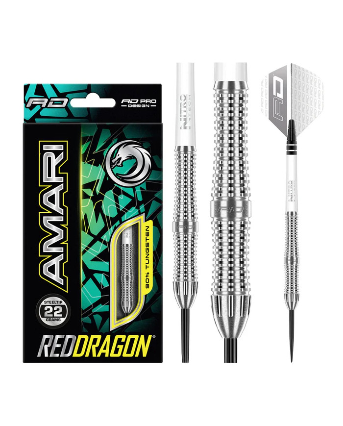RED DRAGON AMARI 22 GRAM STEEL TIP DARTS