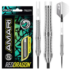 RED DRAGON AMARI 22 GRAM STEEL TIP DARTS
