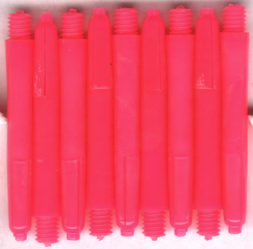 1.5in. Neon Pink Short Nylon Dart Shafts