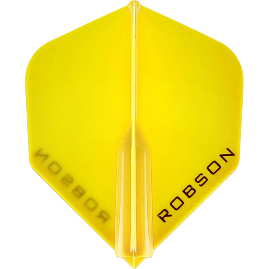 YELLOW - ROBSON PLUS STANDARD DART FLIGHTS