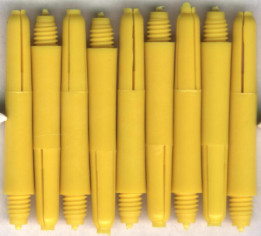 1.5in. Yellow Short Nylon Dart Shafts 1.5in. Yellow Short Nylon Dart Shafts