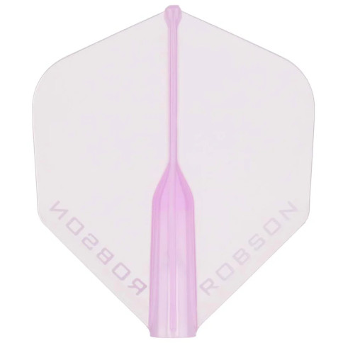 CRYSTAL PINK - ROBSON PLUS STANDARD DART FLIGHTS