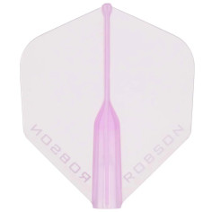 CRYSTAL PINK - ROBSON PLUS STANDARD DART FLIGHTS
