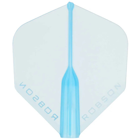 CRYSTAL BLUE - ROBSON PLUS STANDARD DART FLIGHTS