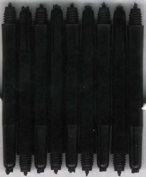 2in. Black Medium Nylon Dart Shafts