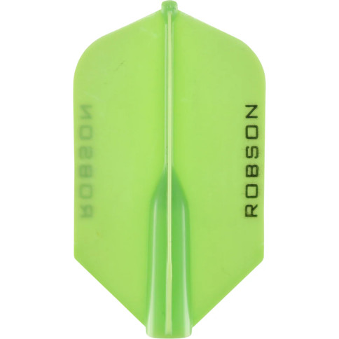 GREEN - ROBSON PLUS SLIM DART FLIGHTS