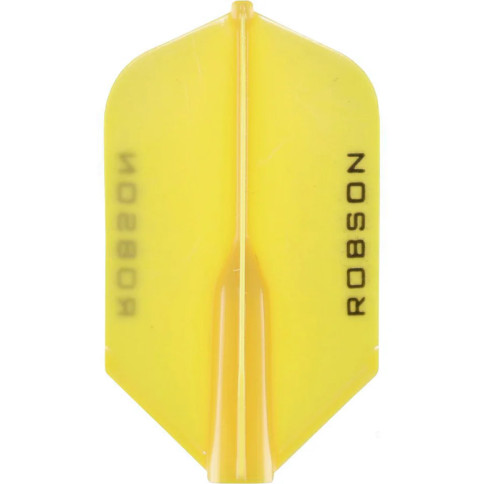 YELLOW - ROBSON PLUS SLIM DART FLIGHTS