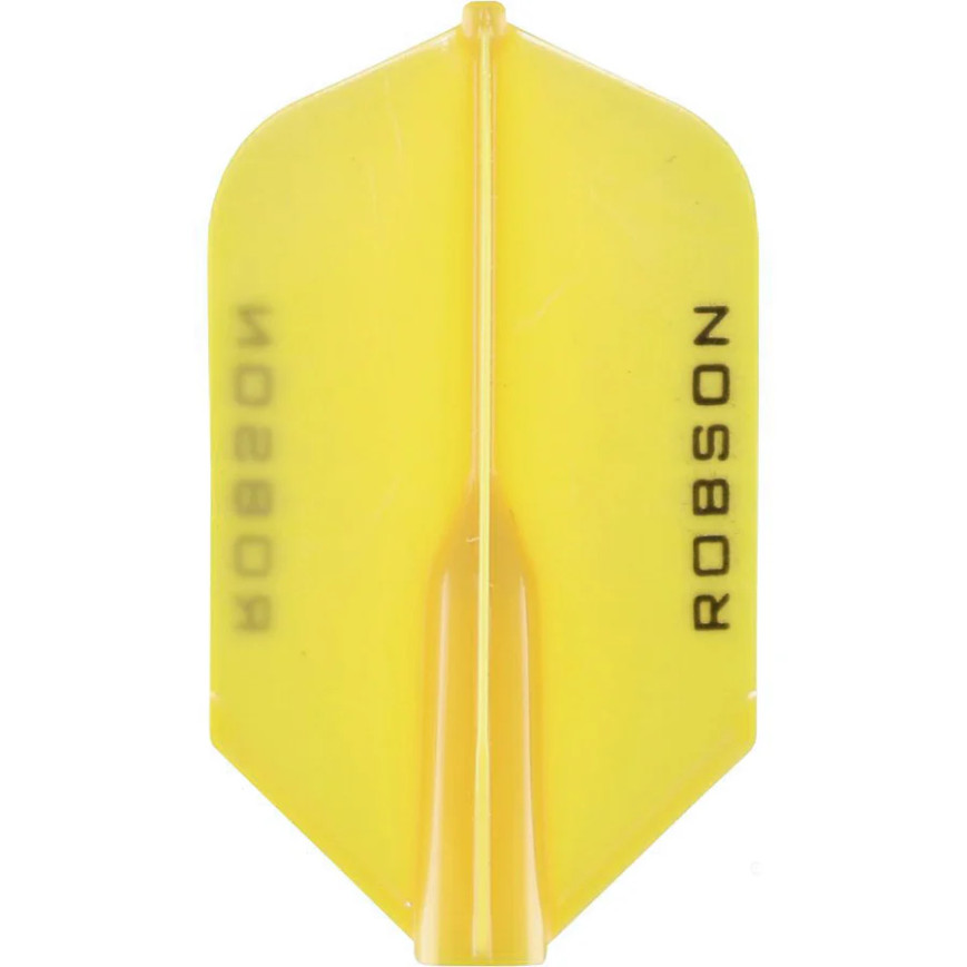YELLOW - ROBSON PLUS SLIM DART FLIGHTS