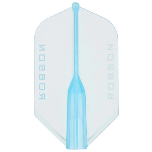CRYSTAL BLUE - ROBSON PLUS SLIM DART FLIGHTS
