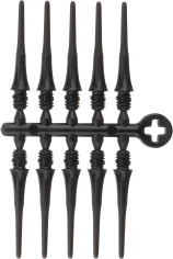 BLACK - FIT POINT PLUS SOFT TIP POINTS (50 COUNT)