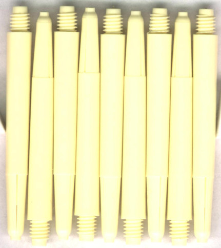 2in. Pale Yellow Medium Nylon Dart Shafts 2in. Pale Yellow Medium Nylon Dart Shafts