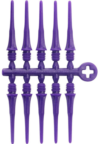 PURPLE - FIT POINT PLUS SOFT TIP POINTS (50 COUNT)