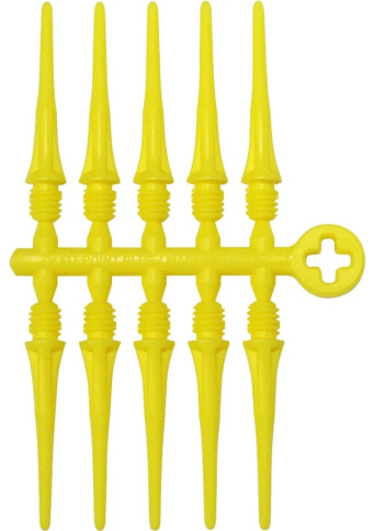 YELLOW - FIT POINT PLUS SOFT TIP POINTS (50 COUNT)