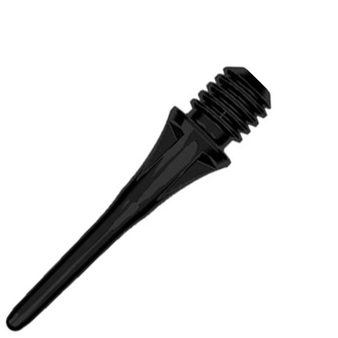 BLACK - SHORT FIT POINT PLUS SOFT TIP POINTS (50 COUNT)