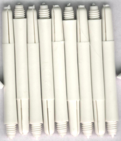 2in. Bright White Medium Nylon Dart Shafts
