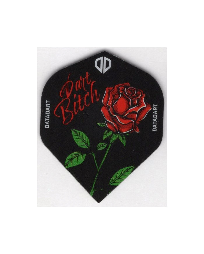 Dart Bitch RED ROSE Dart Flights