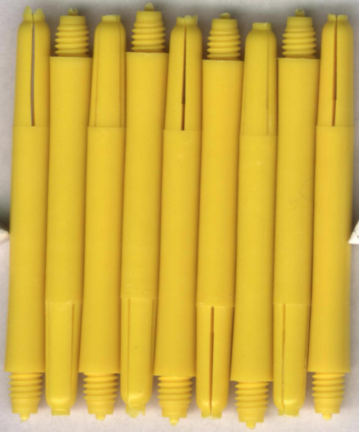 2in. Yellow Medium Nylon Dart Shafts 2in. Yellow Medium Nylon Dart Shafts