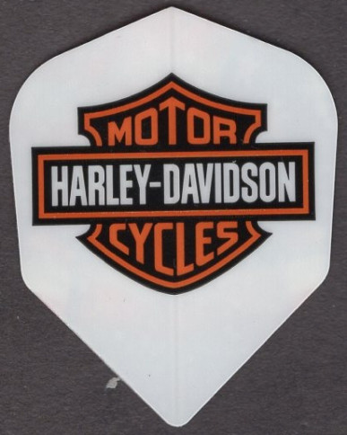 Harley Davidson 2-Sided Logo & Flag Dart Flights