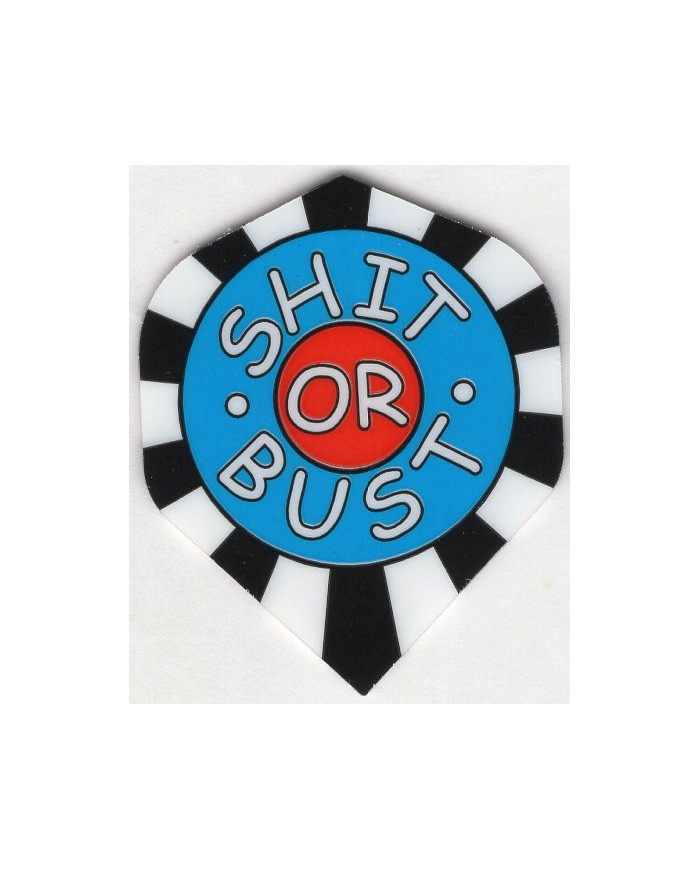 SHIT OR BUST Standard Dart Flights