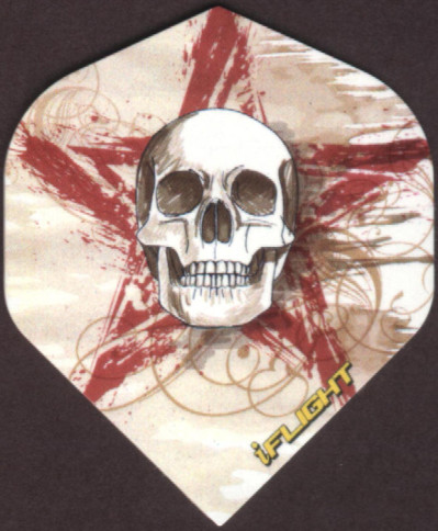 The Lone Star Skull Dart Flights