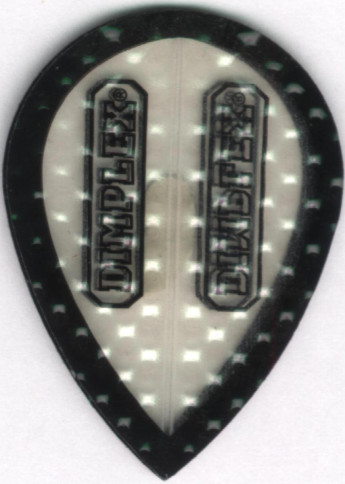 Red and Black Teardrop Dimplex Dart Flights