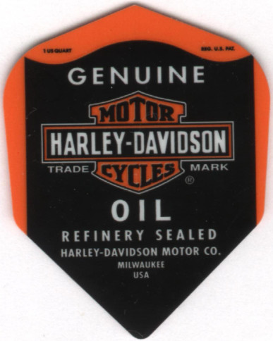 Harley Davidson OIL Can Dart Flights