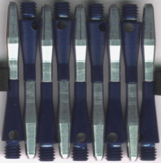 1.5in. Blue Turbo Spinning Aluminum Dart Shafts