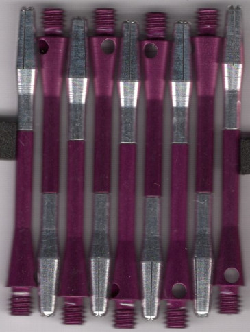 2in. Purple Turbo Spinning Aluminum Dart Shafts