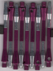 2in. Purple Turbo Spinning Aluminum Dart Shafts