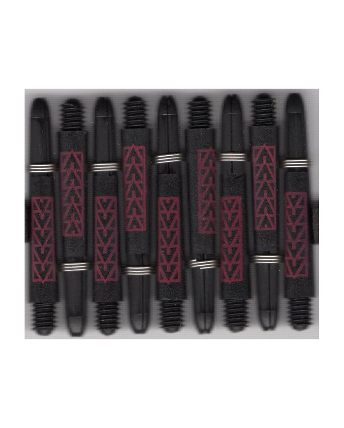 SHORT RED PAKATI KOI CARBON Dart Shafts