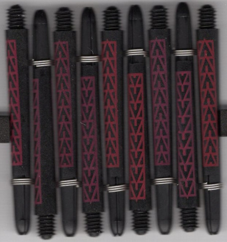 MEDIUM RED PAKATI KOI CARBON Dart Shafts