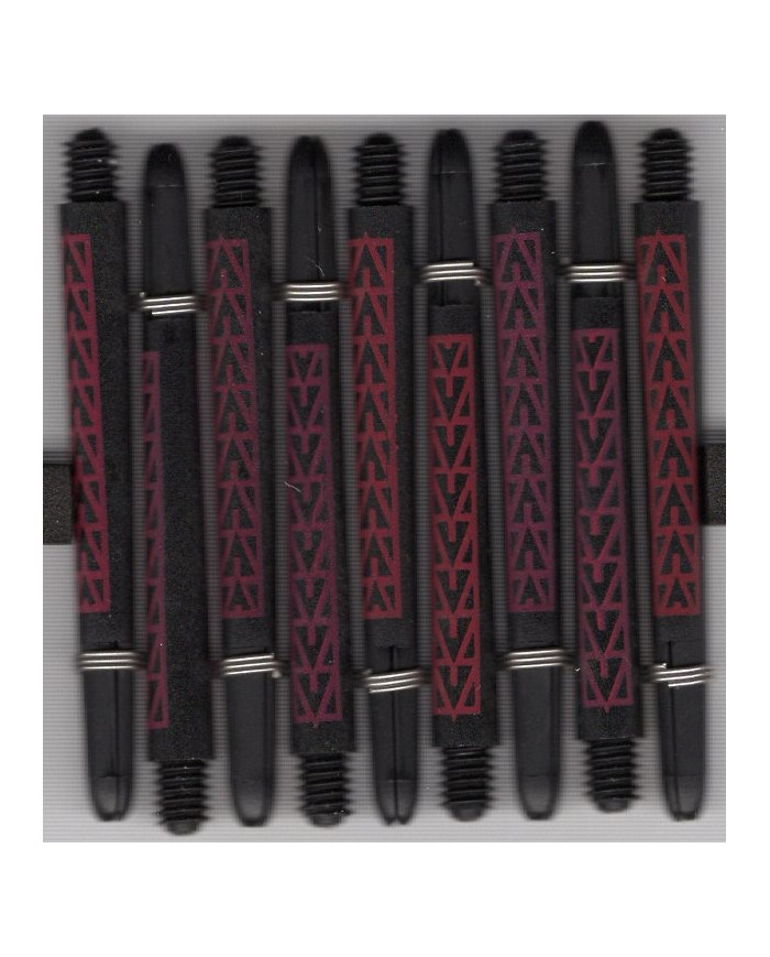 MEDIUM RED PAKATI KOI CARBON Dart Shafts