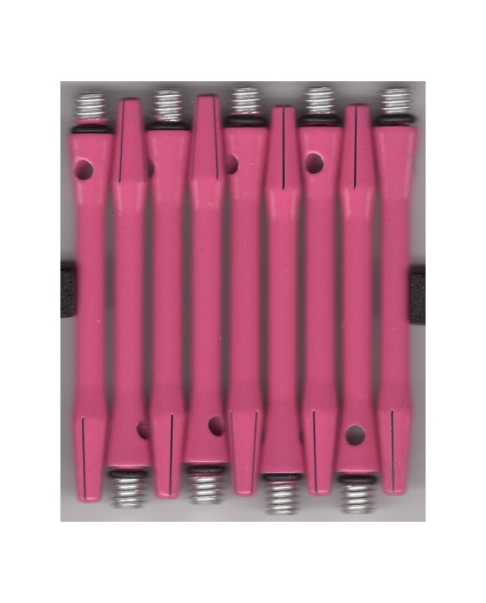 2in. SOFT PINK Coated Aluminum Dart Shafts