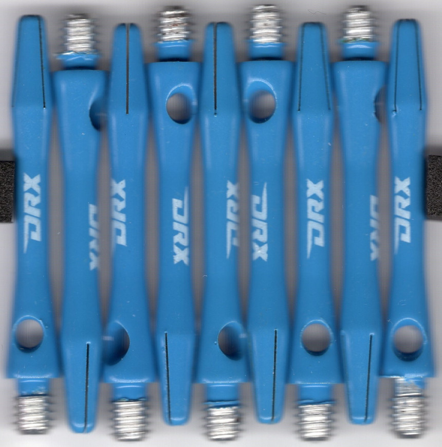 1.5in. LIGHT BLUE Coated Aluminum Dart Shafts