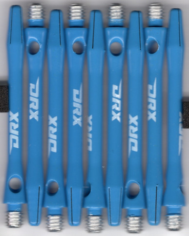 2in. LIGHT BLUE Coated Aluminum Dart Shafts