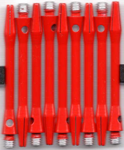2in. Orange Coated Aluminum Dart Shafts