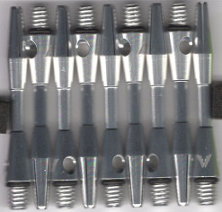 SHORT SILVER STEEL WIRE Aluminum Dart Shafts